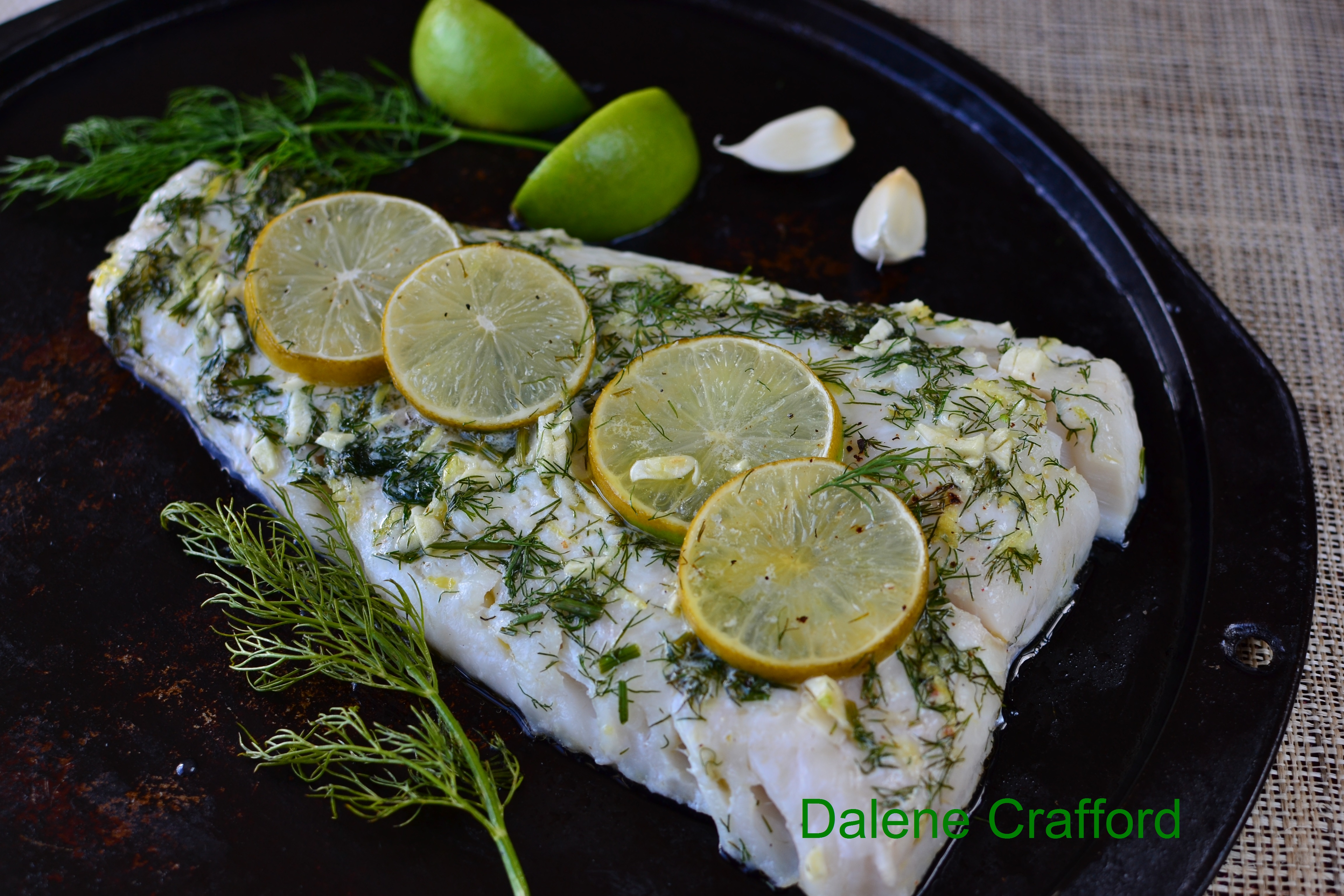 Dill, Garlic and Lime Fish